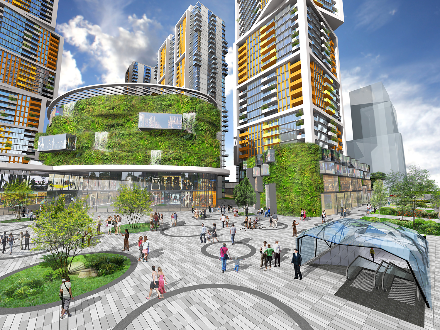 New facades for Garden Gate Plaza’s community